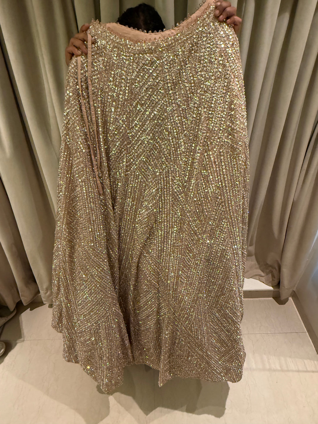 Seema Gujral Sequin Lehenga Set