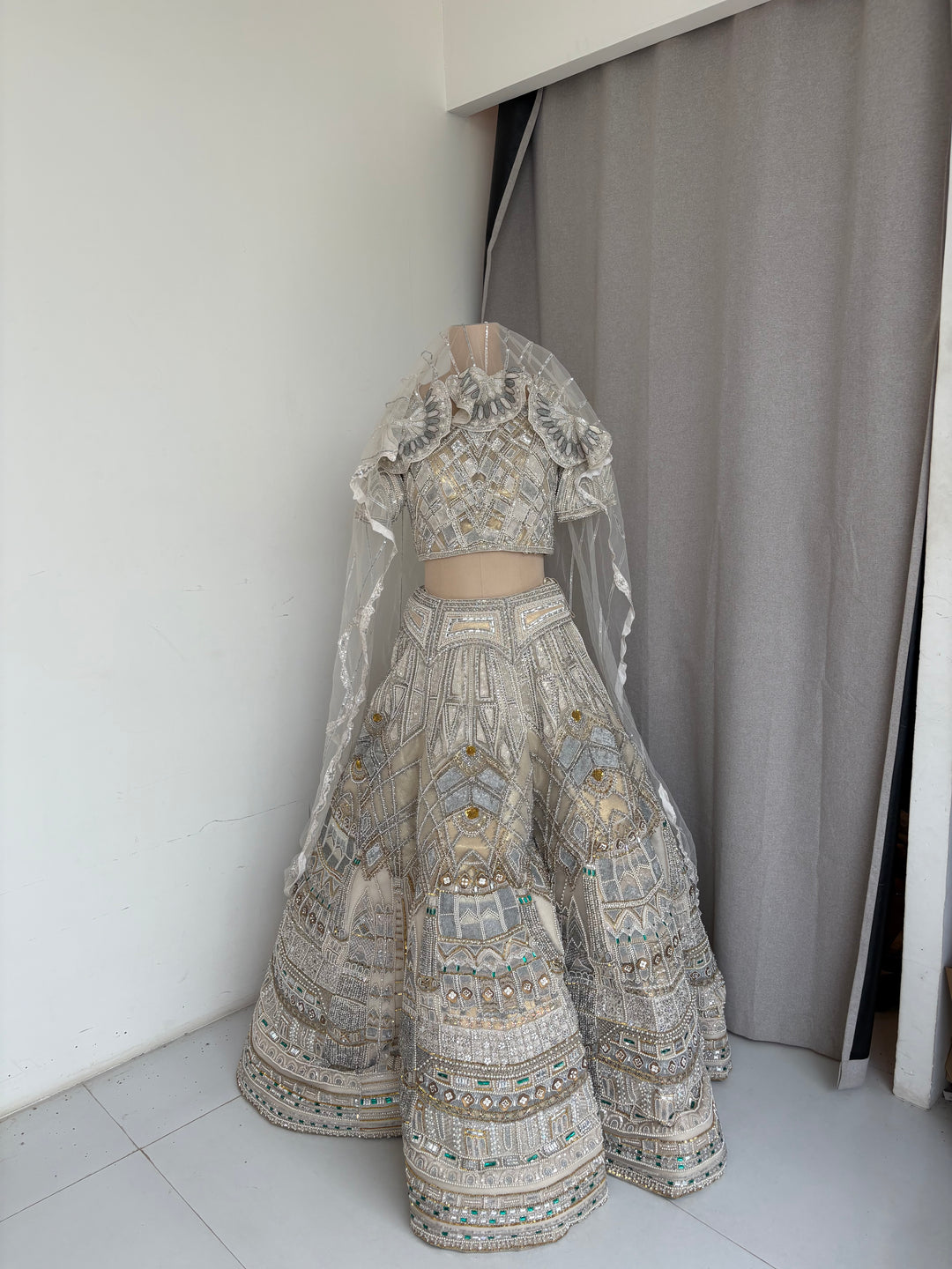 Sulakshana Monga Couture Embellished Lehenga Set