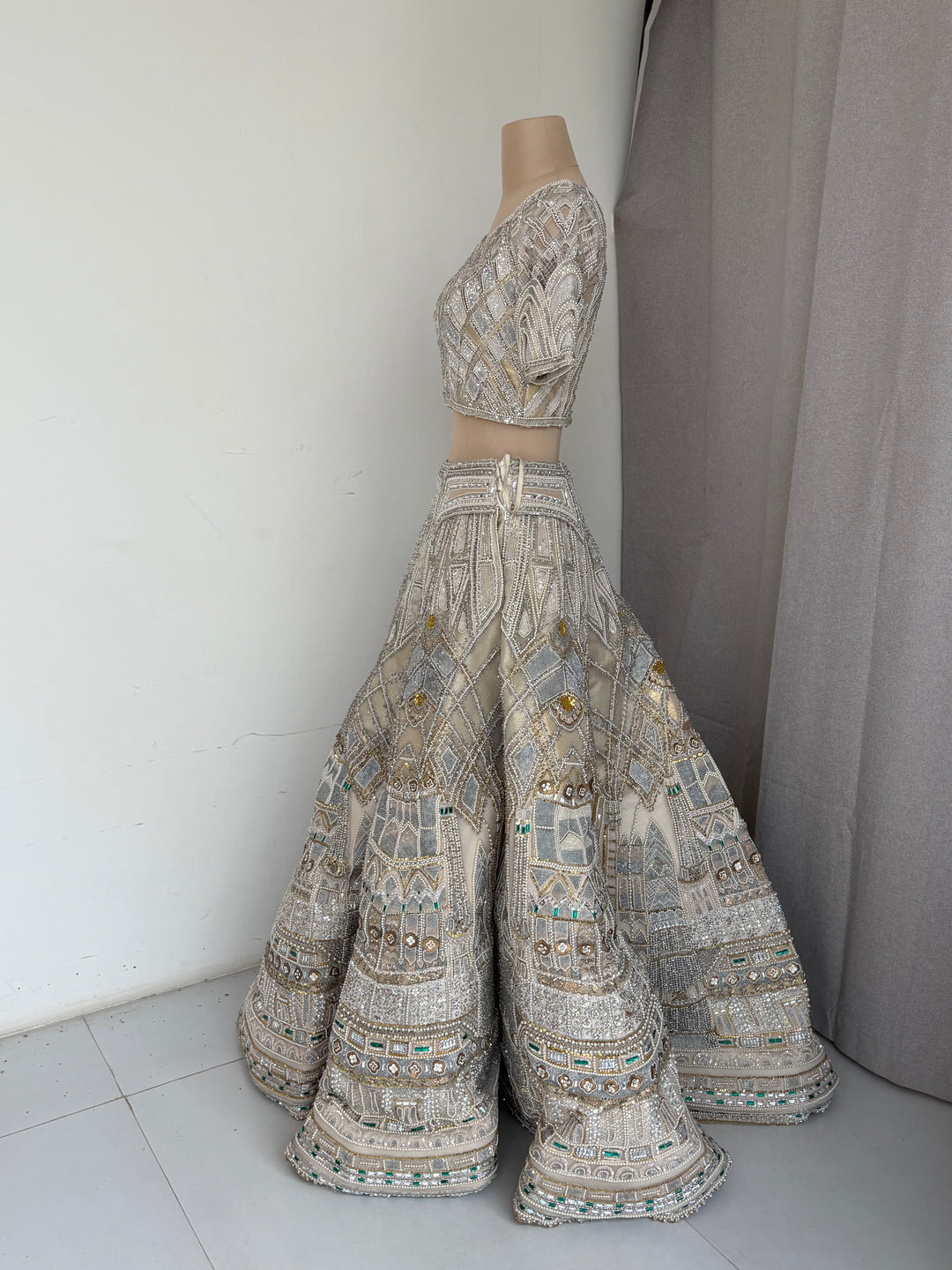 Sulakshana Monga Couture Embellished Lehenga Set