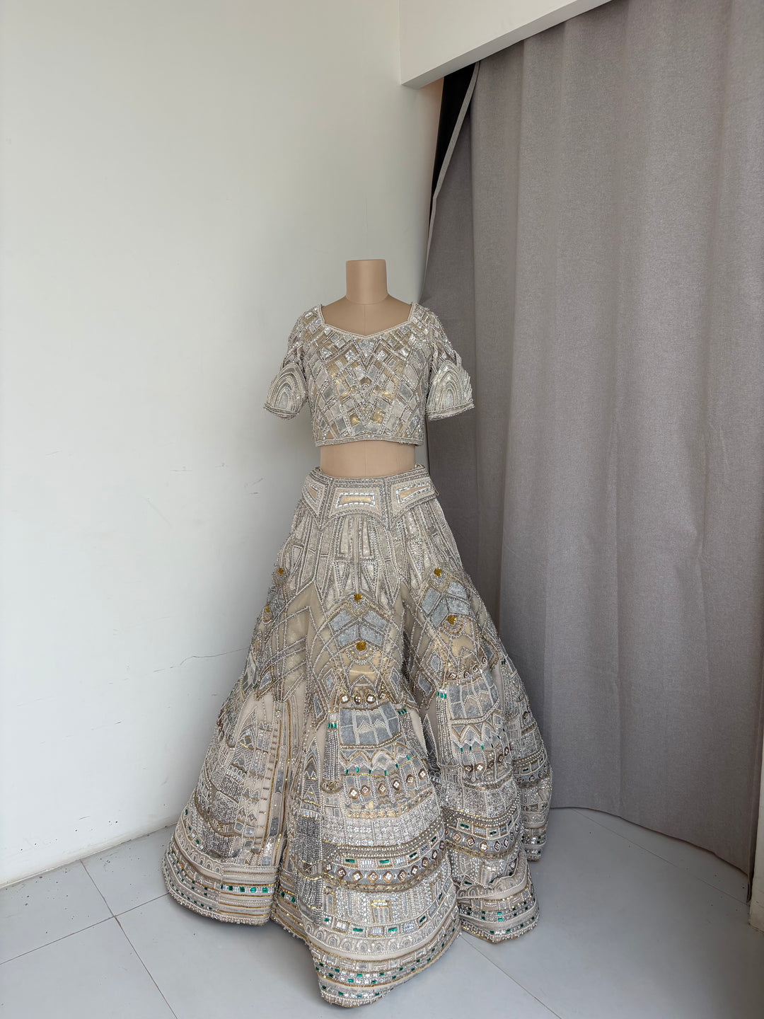 Sulakshana Monga Couture Embellished Lehenga Set