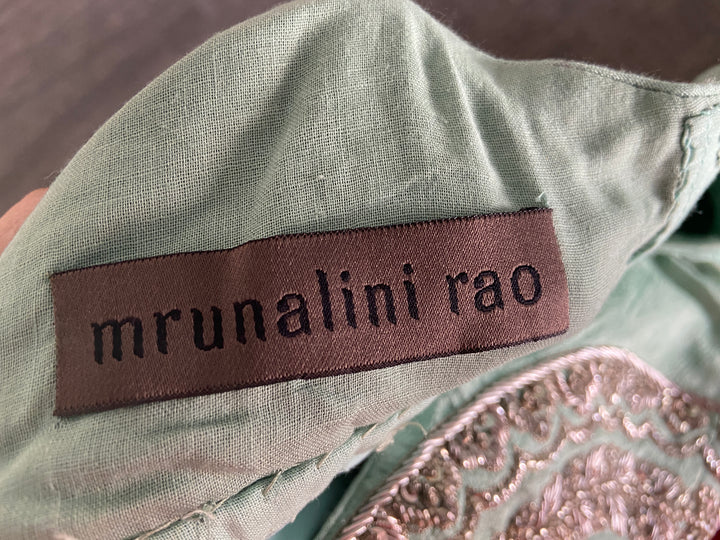 Mrunalini Rao Green Embellished Anarkali Set