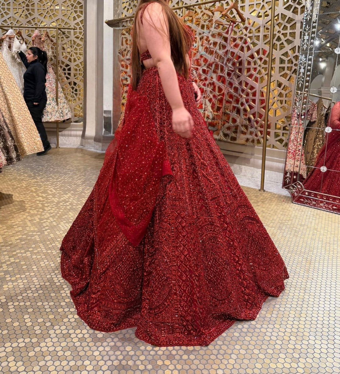Seema Gujral Embellished Lehenga Set