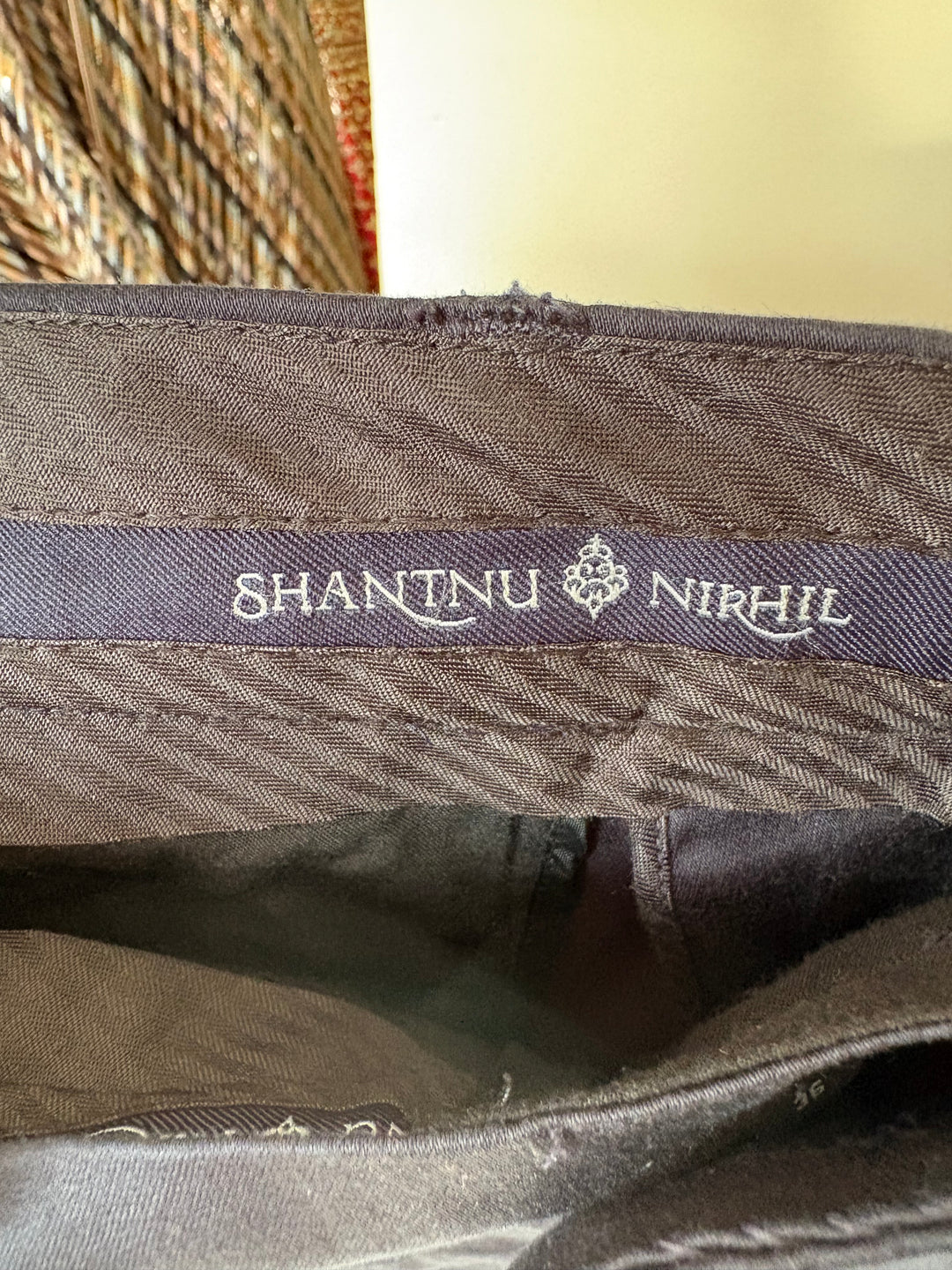 Shantanu & Nikhil Embellished Velvet Sherwani Set
