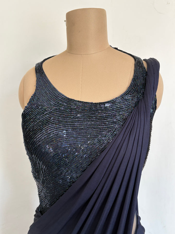 Gaurav Gupta Draped Saree Gown