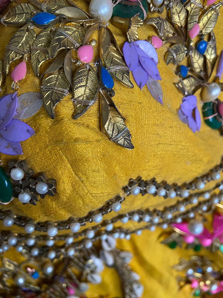 Papa Don't Preach Mustard Yellow Embellished Lehenga Set