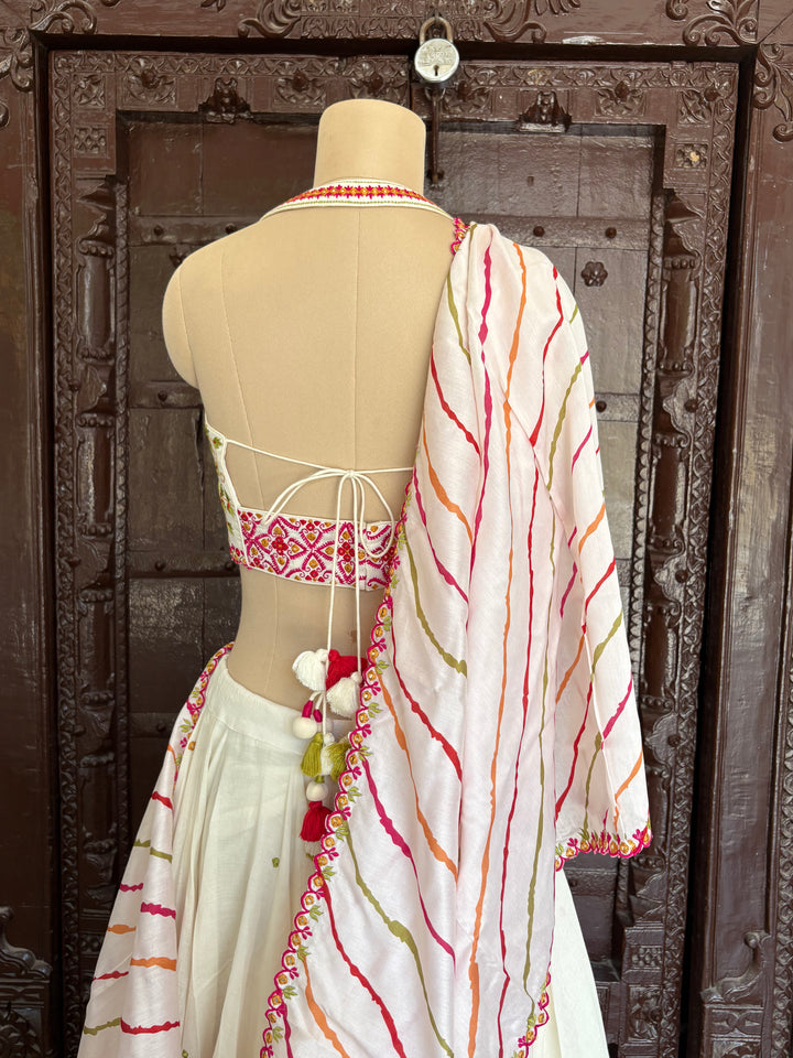 Punit Balana Ivory Embroidered Lehenga Set