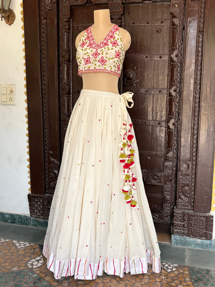 Punit Balana Ivory Embroidered Lehenga Set