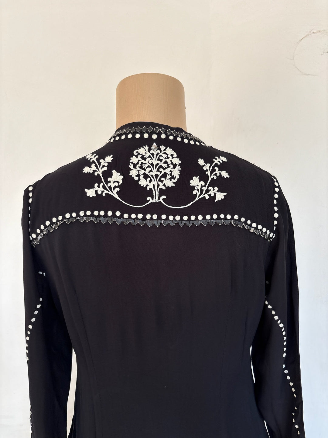 AM:PM Black Embroidered Kurta Set