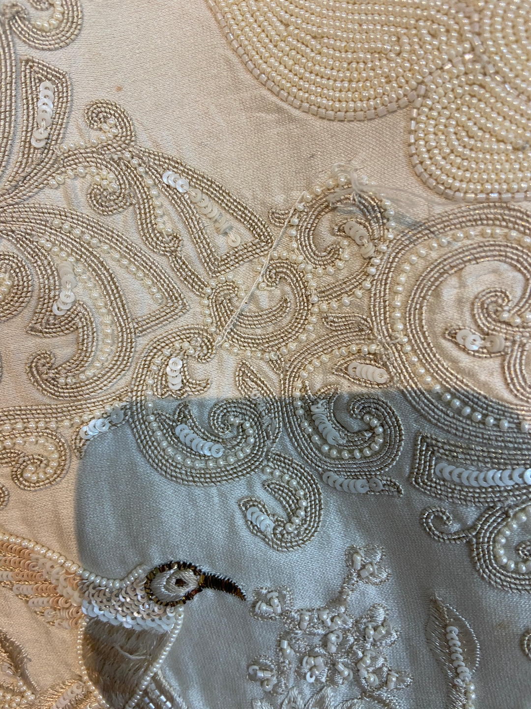 Rohit Bal Ivory Embroidered Sherwani with Waist Belt
