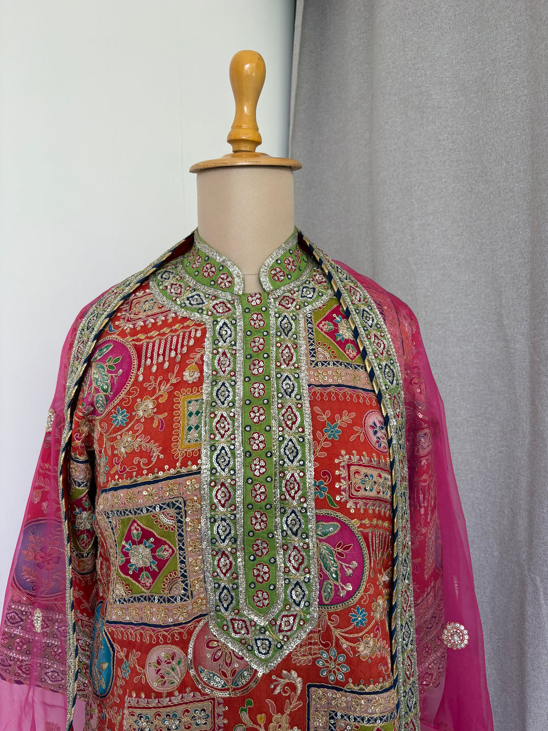Dabiri Embroidered Gharara Set