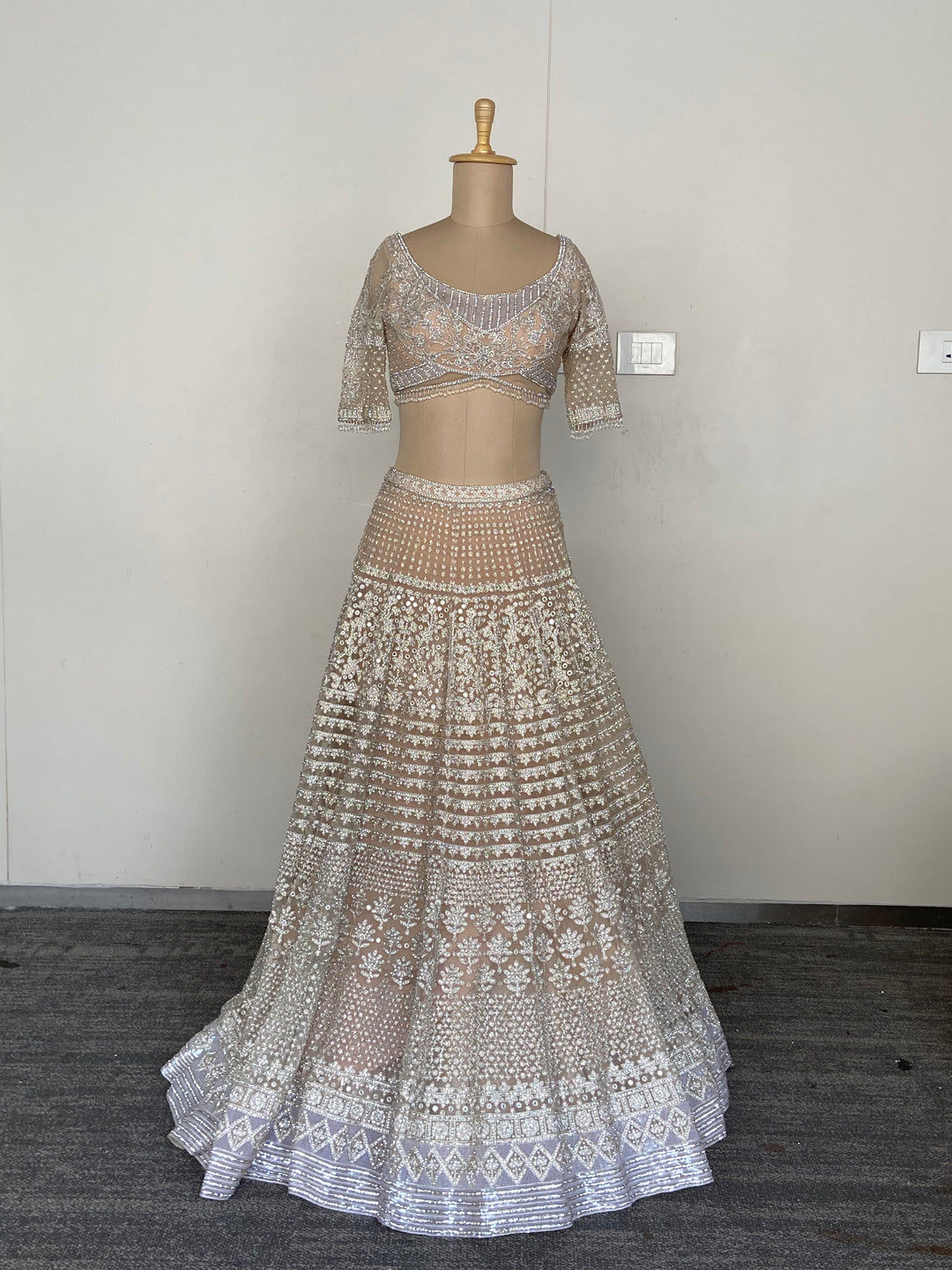 Falguni Shane Peacock Embellished Lehenga Set