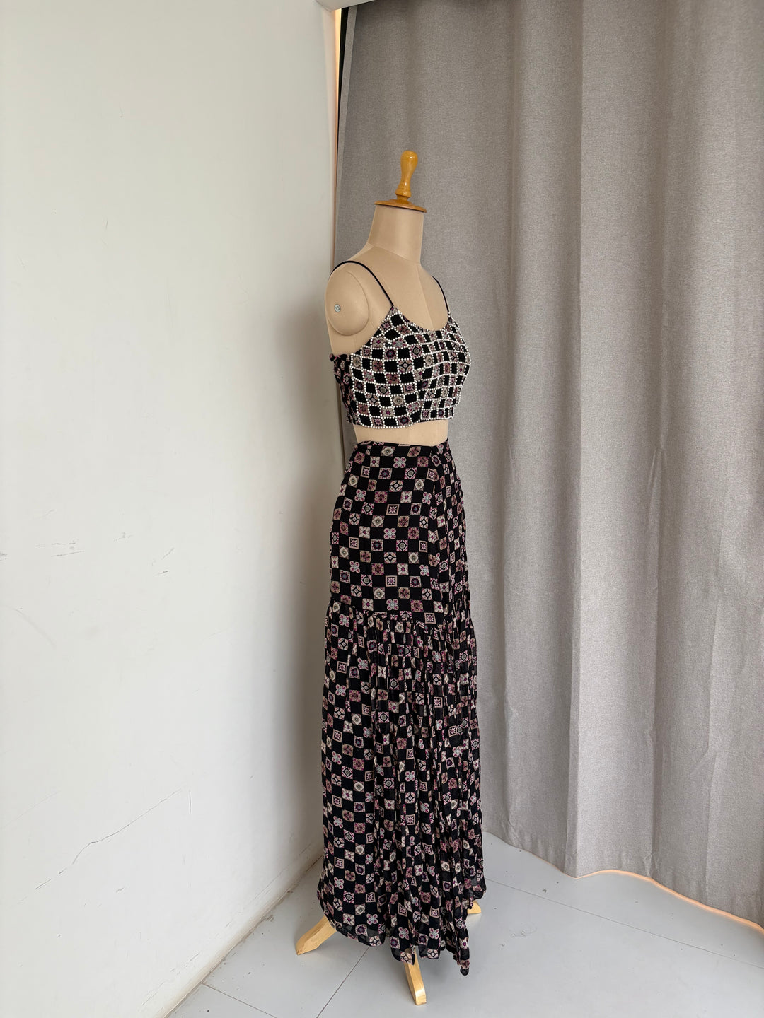 Ridhima Bhasin Printed Cape Gharara Set