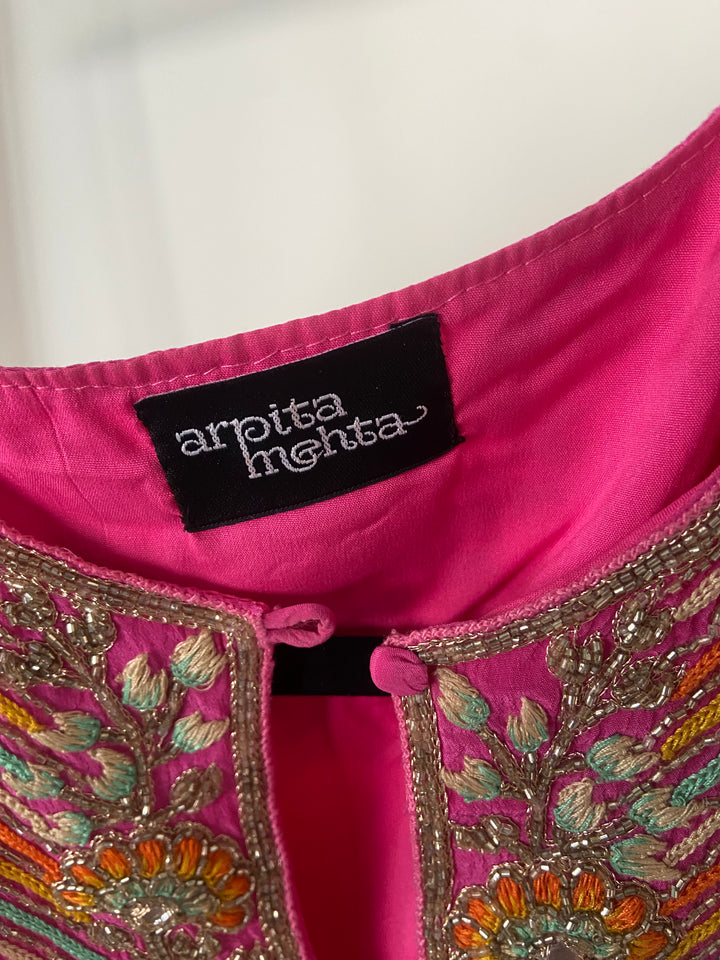 Arpita Mehta Pink Embellished Sharara Set