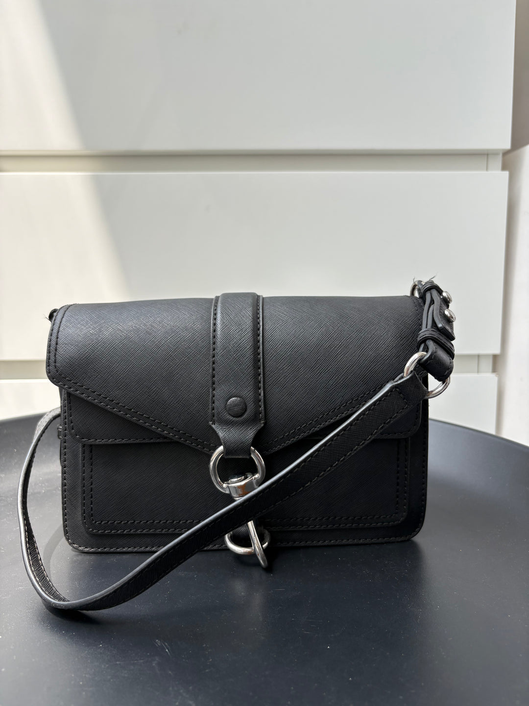 Rebecca Minkoff Saffiano Leather Crossbody Bag