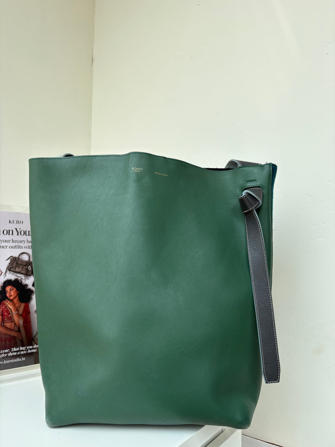 Celine Twisted Leather Tote
