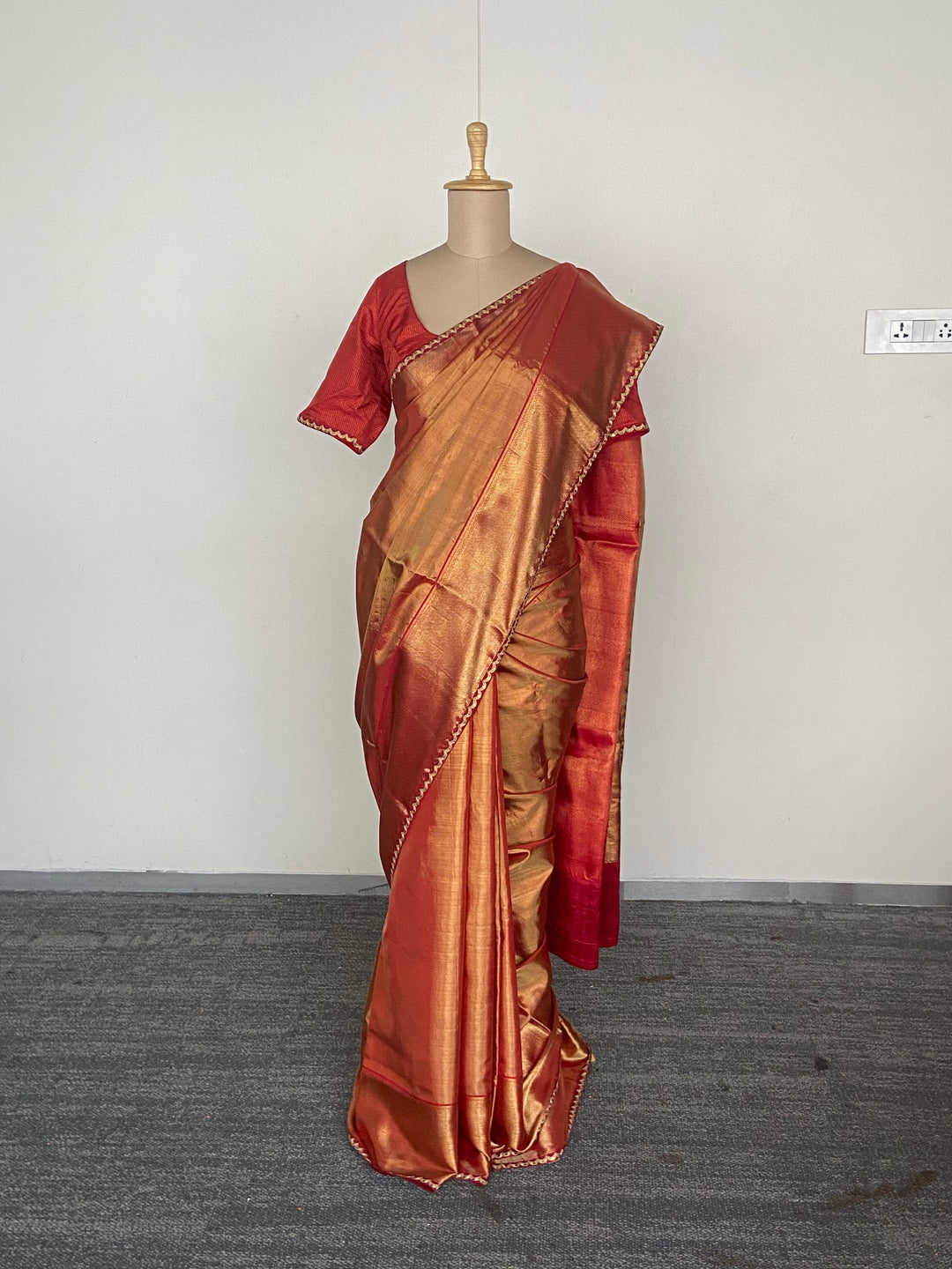 Sabyasachi Silk Saree Set with Dupatta