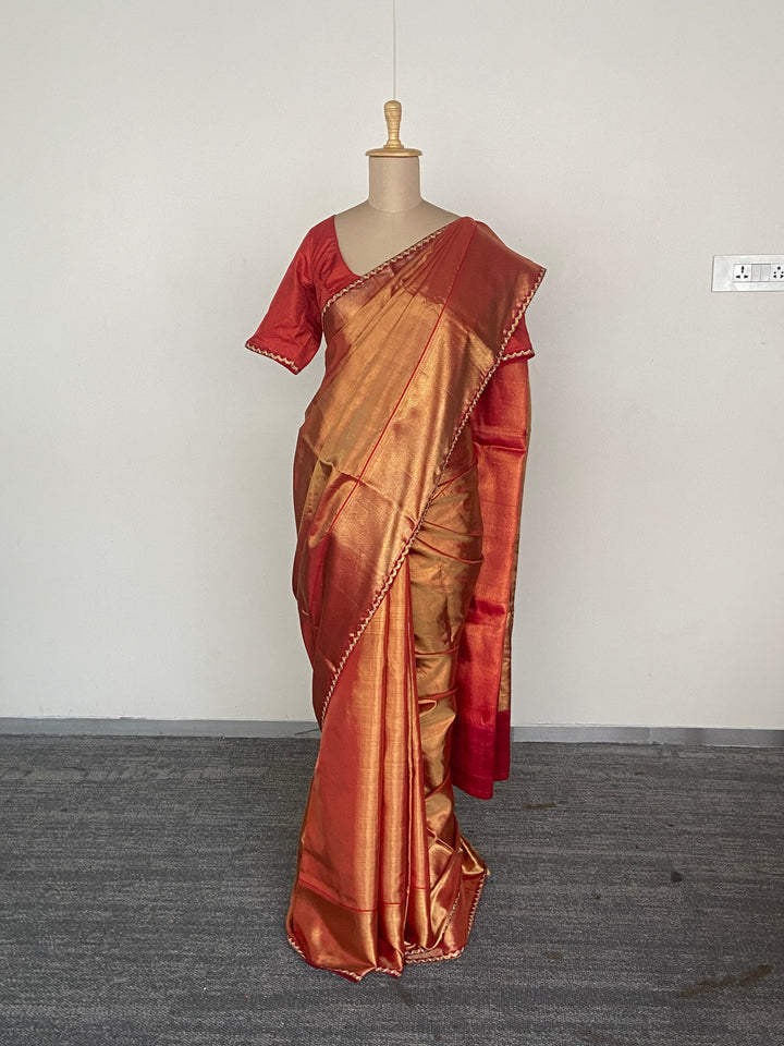 Sabyasachi Silk Saree Set with Dupatta