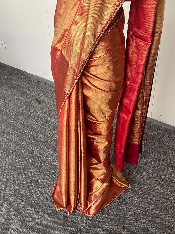 Sabyasachi Silk Saree Set with Dupatta