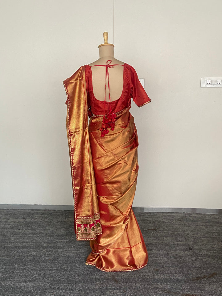 Sabyasachi Silk Saree Set with Dupatta