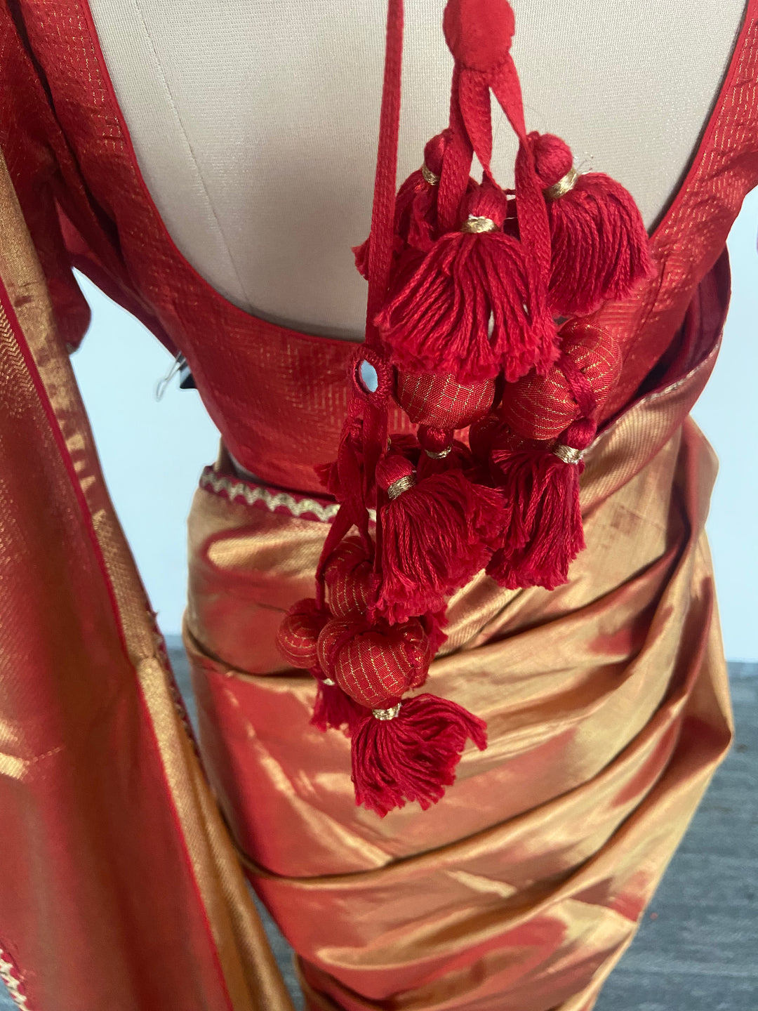 Sabyasachi Silk Saree Set with Dupatta
