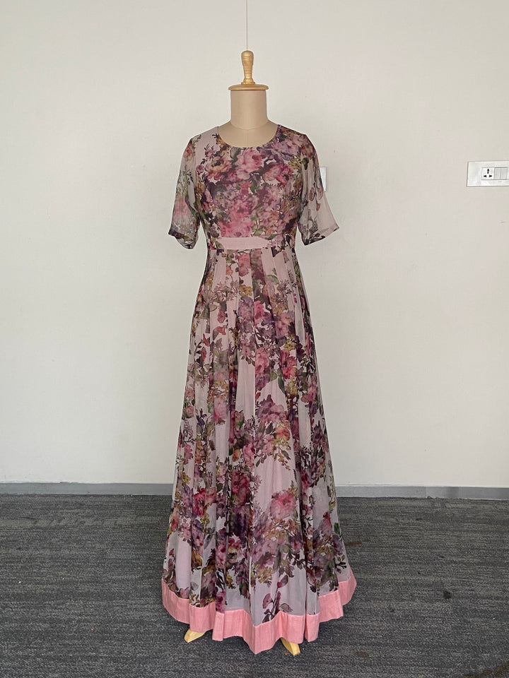 Anushree Reddy Floral Print Maxi Gown