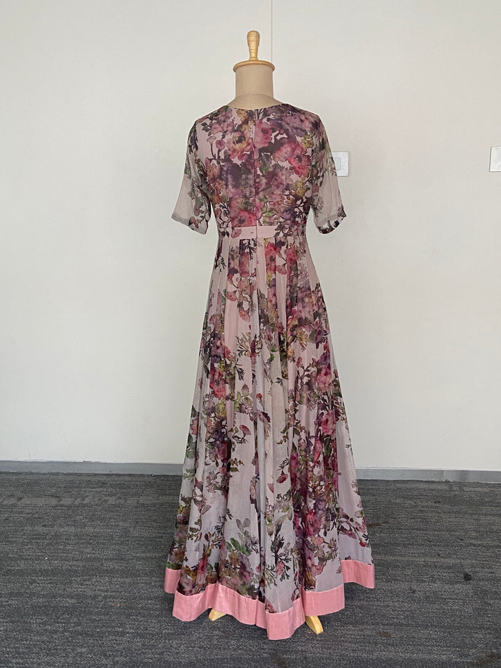Anushree Reddy Floral Print Maxi Gown