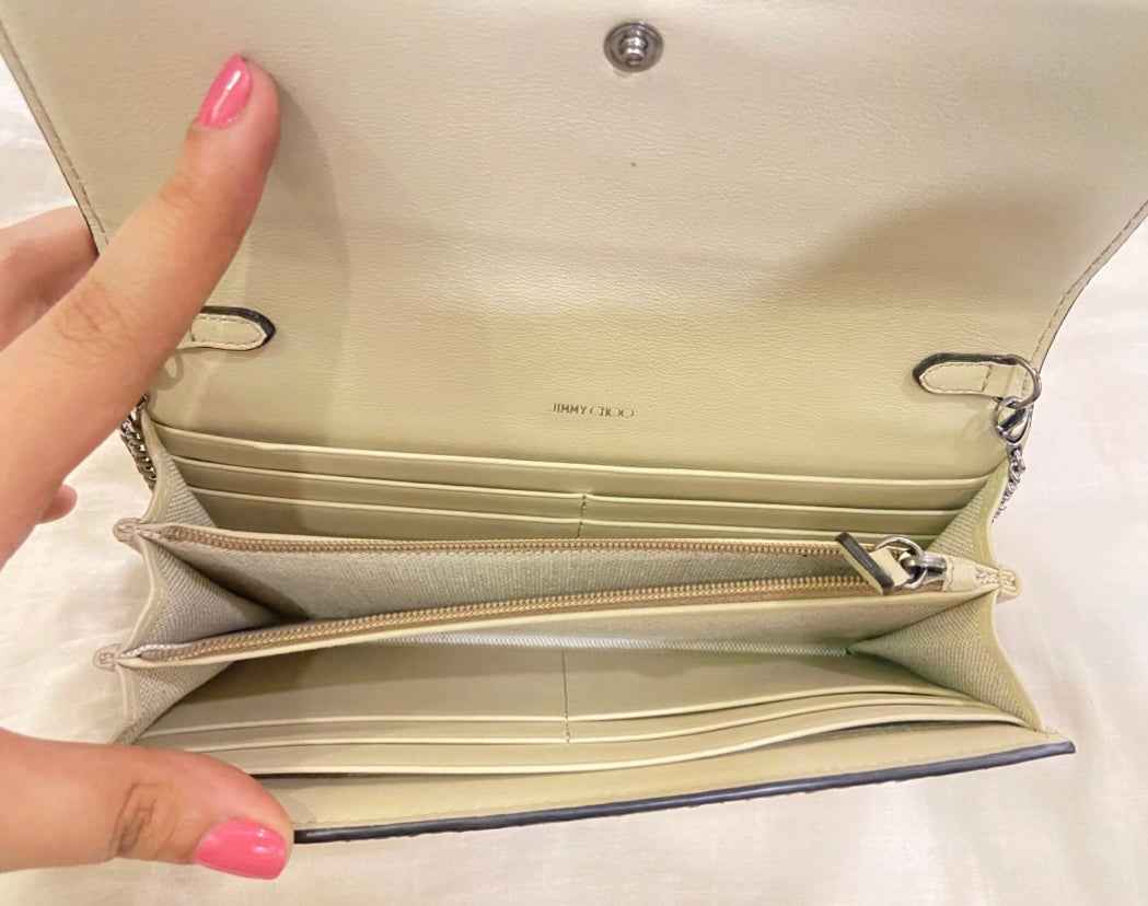 Jimmy Choo Cheri Leather Crossbody Bag