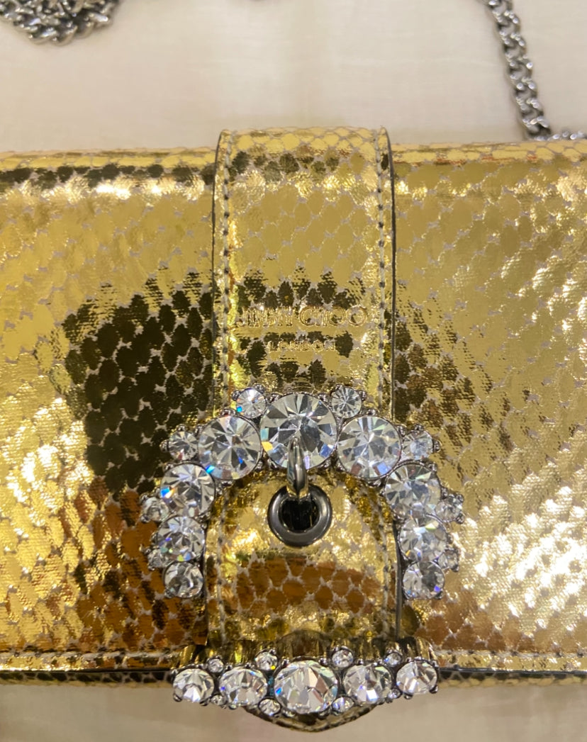 Jimmy Choo Cheri Leather Crossbody Bag