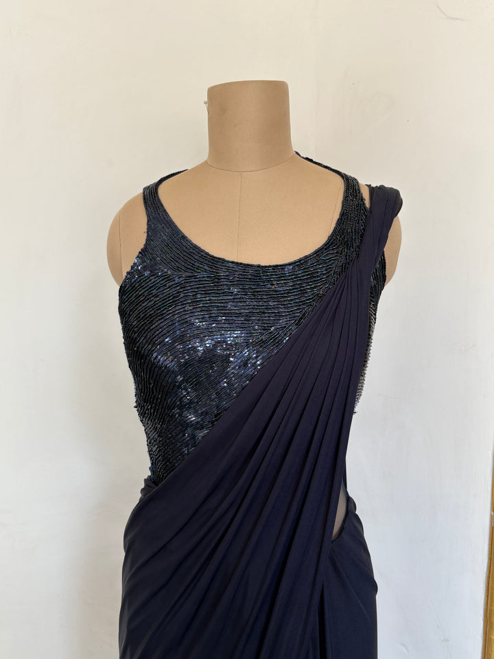 Gaurav Gupta Draped Saree Gown