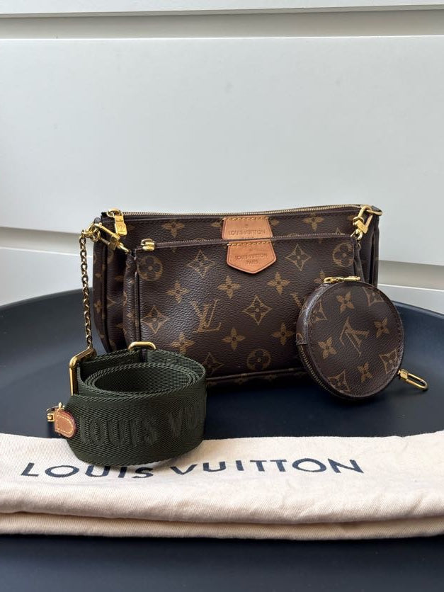 Louis Vuitton Multi Pochette Accessoires Monogram Canvas Crossbody Bag