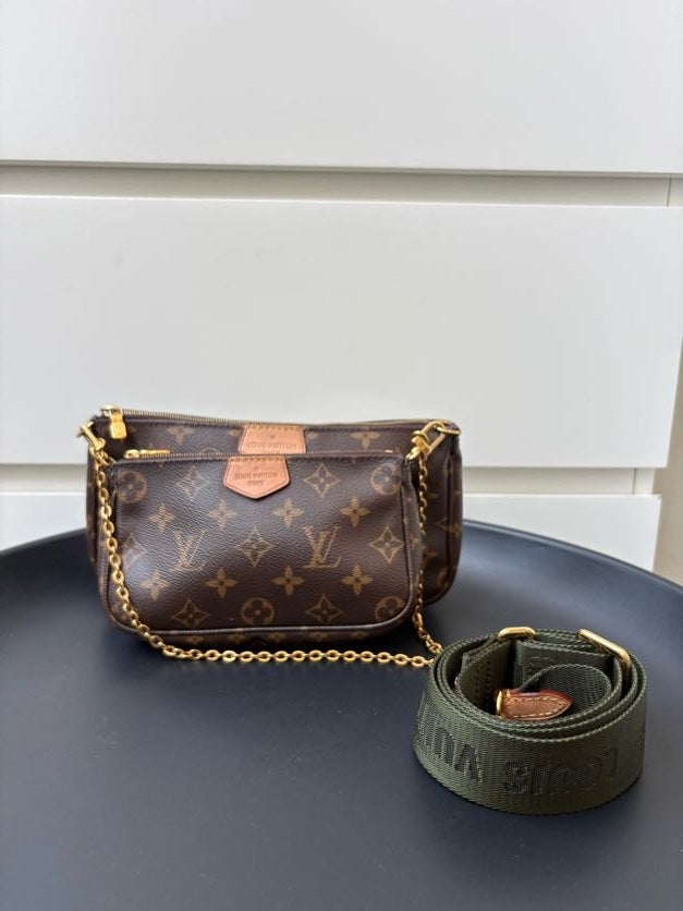 Louis Vuitton Multi Pochette Accessoires Monogram Canvas Crossbody Bag