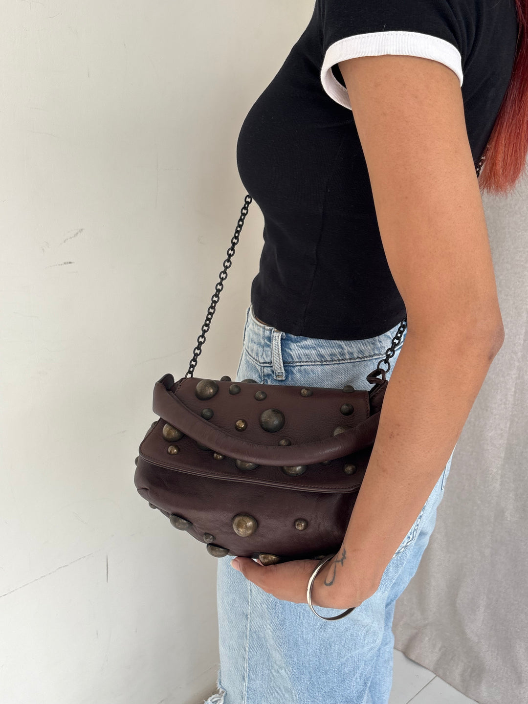 Sonia Rykiel Leather Shoulder Bag