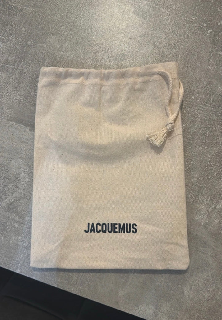 Jacquemus White Leather Mini Le Chiquito Top Handle Bag