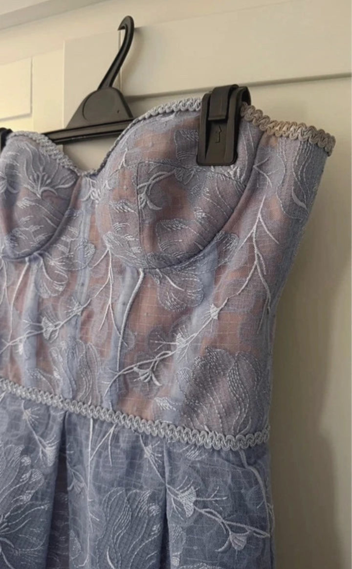 Nadine Merabi Olivia Blue Dress