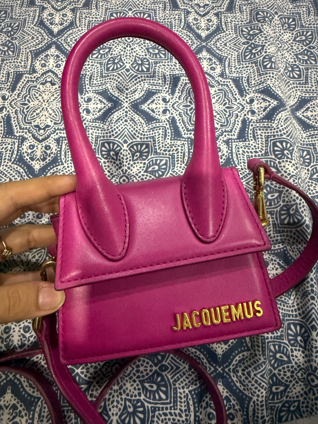 Jacquemus Le Chiquito Mini Leather Handbag