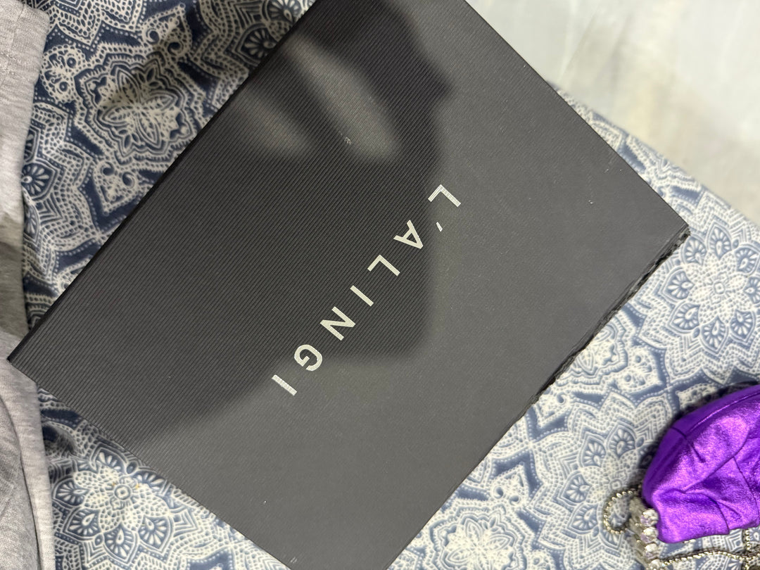 L'alingi Purple Micro Eternity Clutch