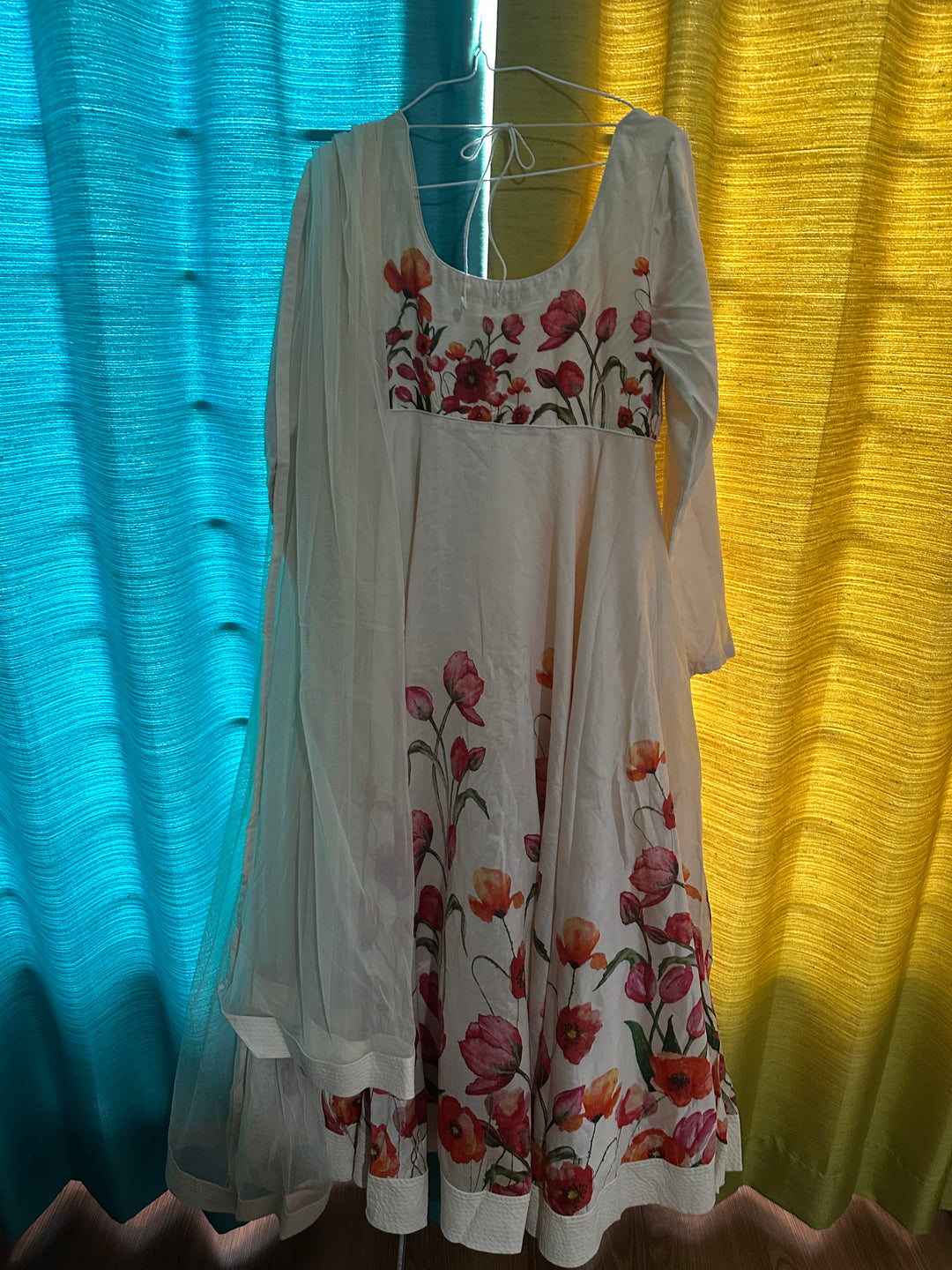 Balance By Rohit Bal Floral Anarkali Set