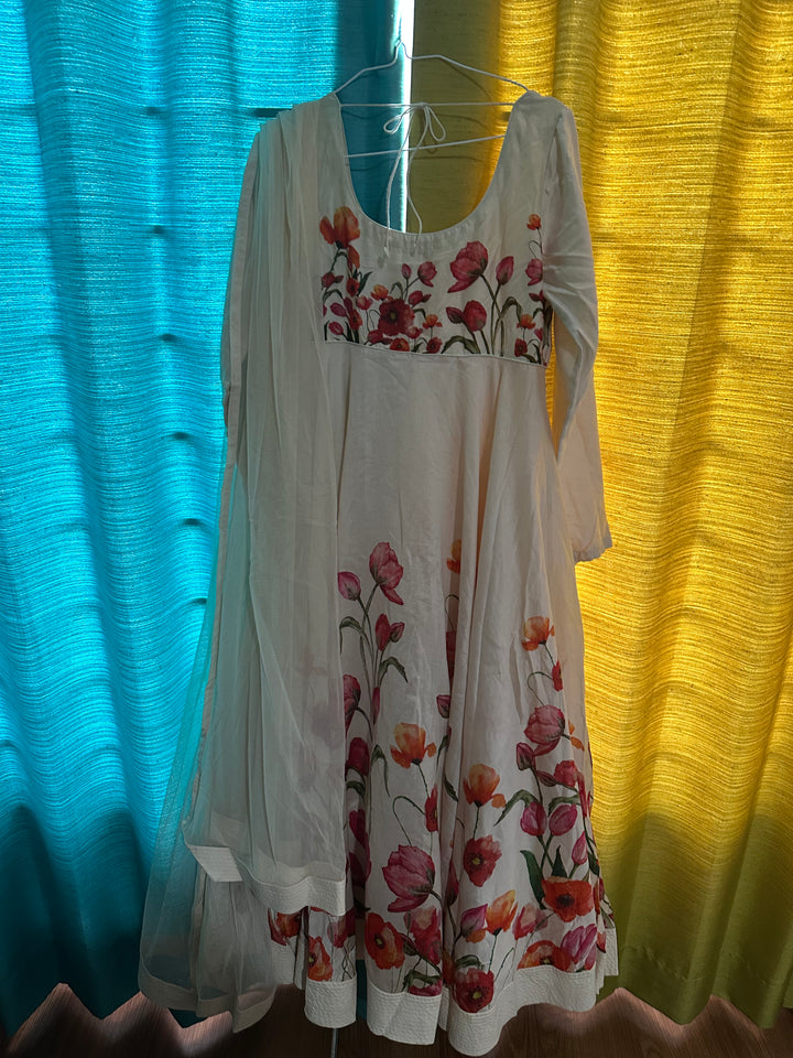 Balance By Rohit Bal Floral Anarkali Set