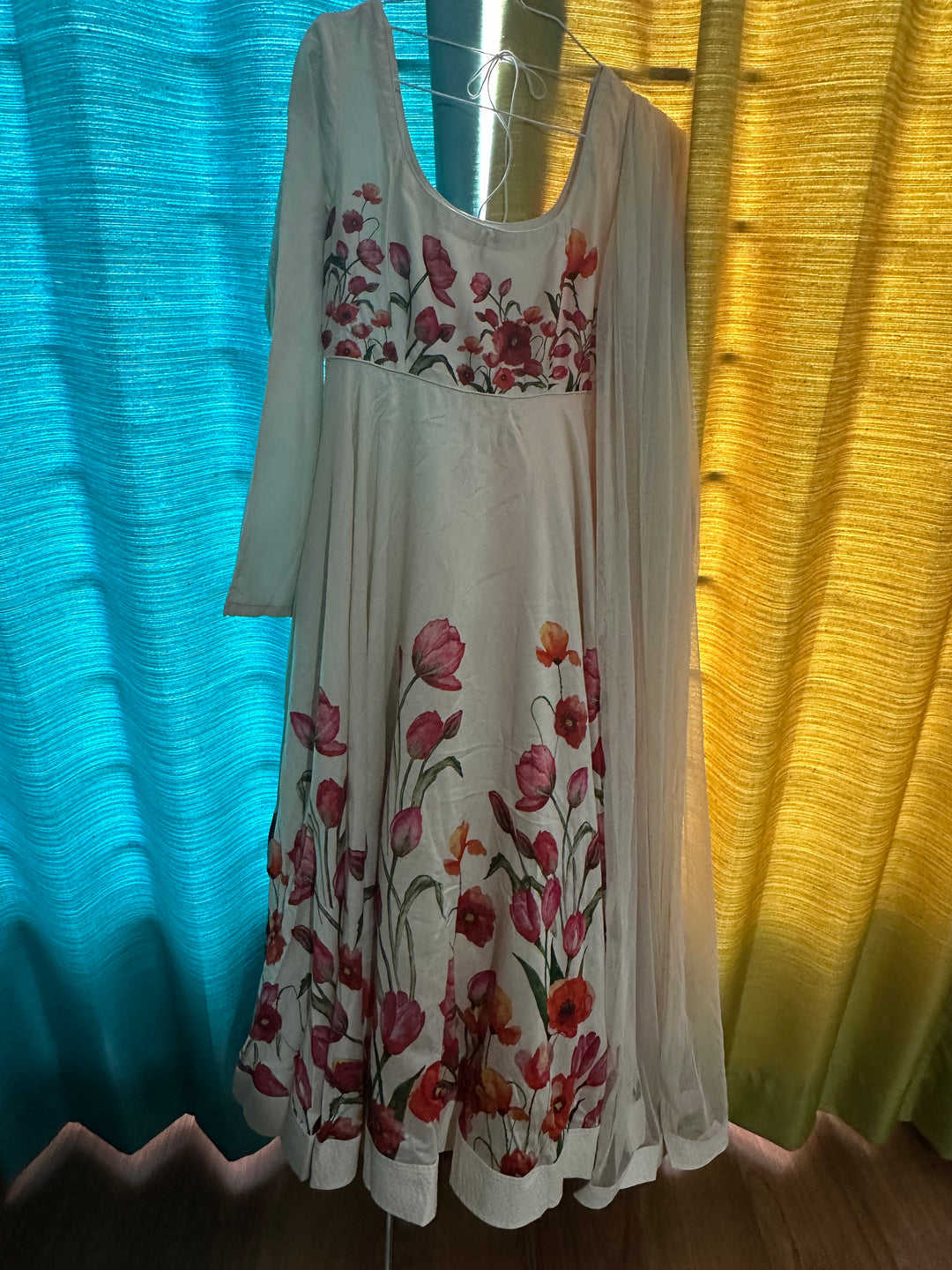 Balance By Rohit Bal Floral Anarkali Set