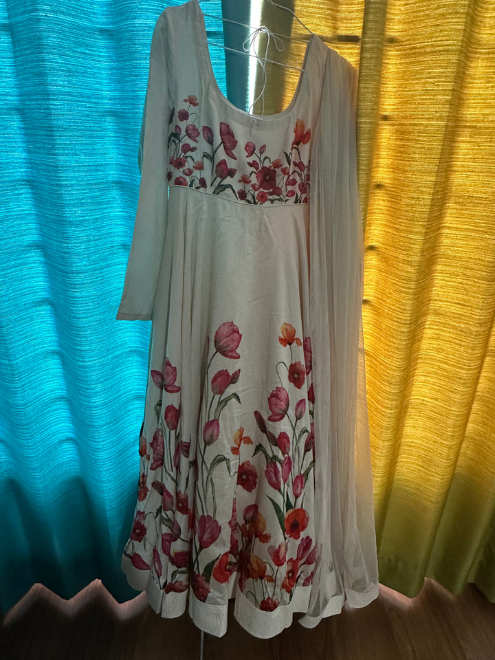 Balance By Rohit Bal Floral Anarkali Set