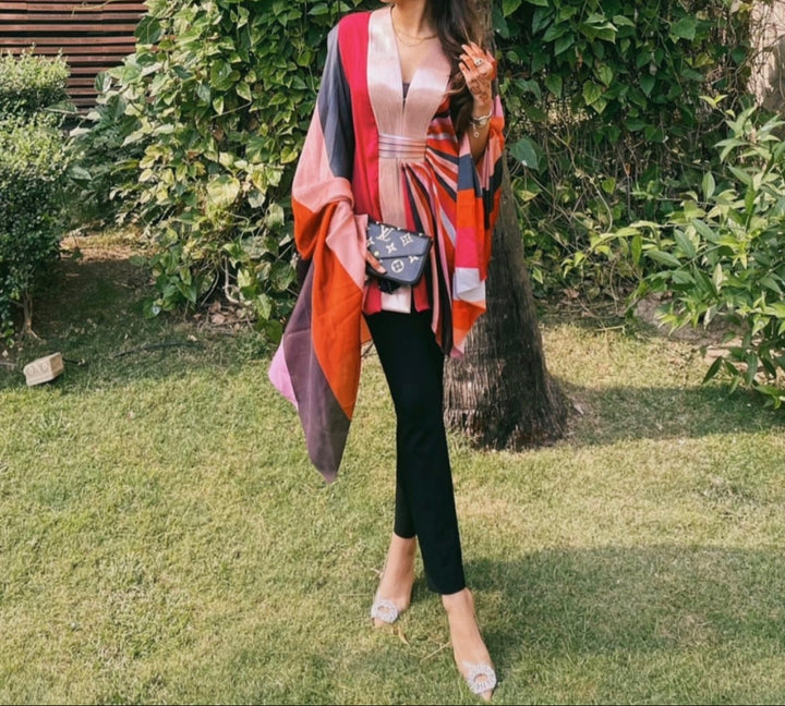 Amit Aggarwal Multicoloured Embellished Cape