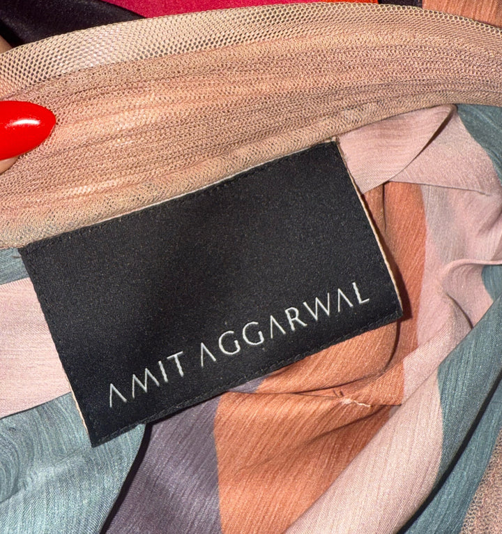 Amit Aggarwal Multicoloured Embellished Cape