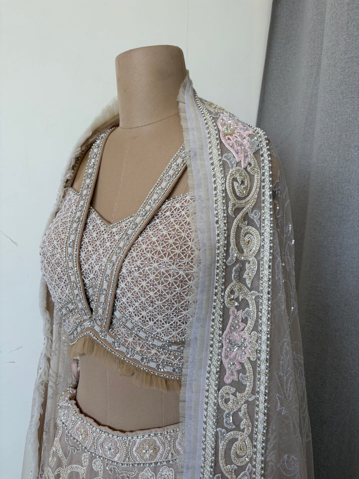 Abu Jani Sandeep Khosla Embroidered Lehenga Set