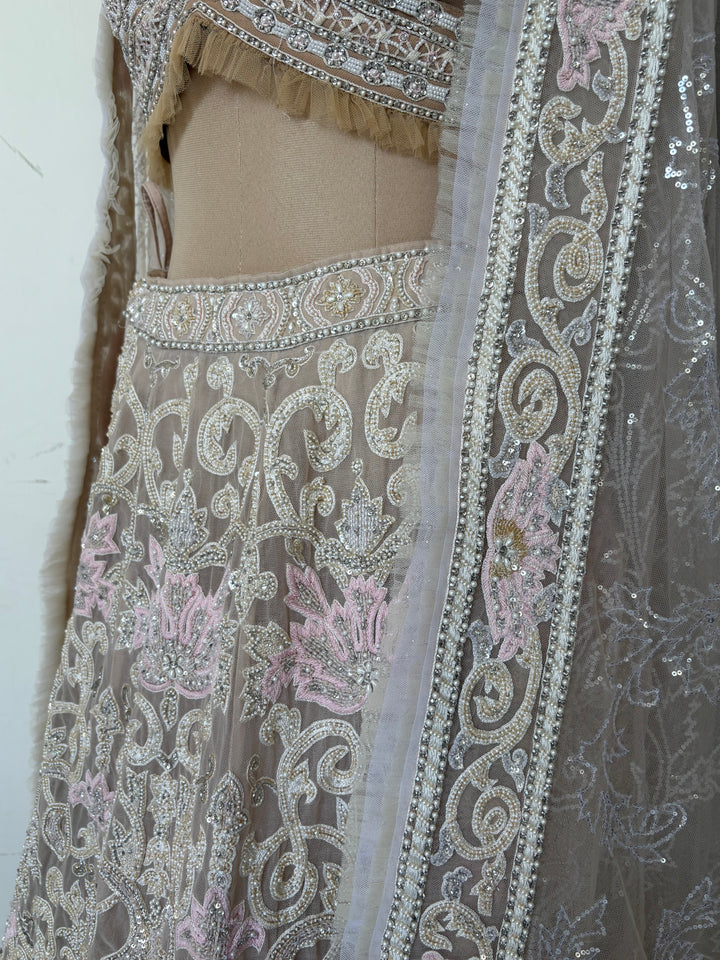 Abu Jani Sandeep Khosla Embroidered Lehenga Set
