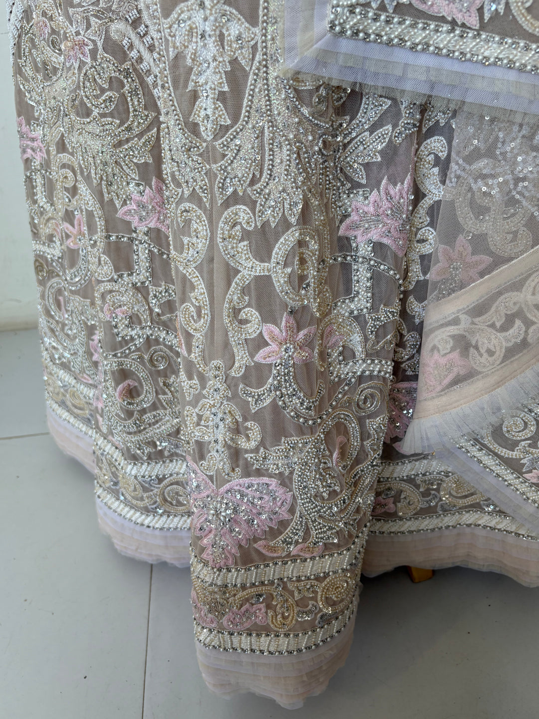 Abu Jani Sandeep Khosla Embroidered Lehenga Set