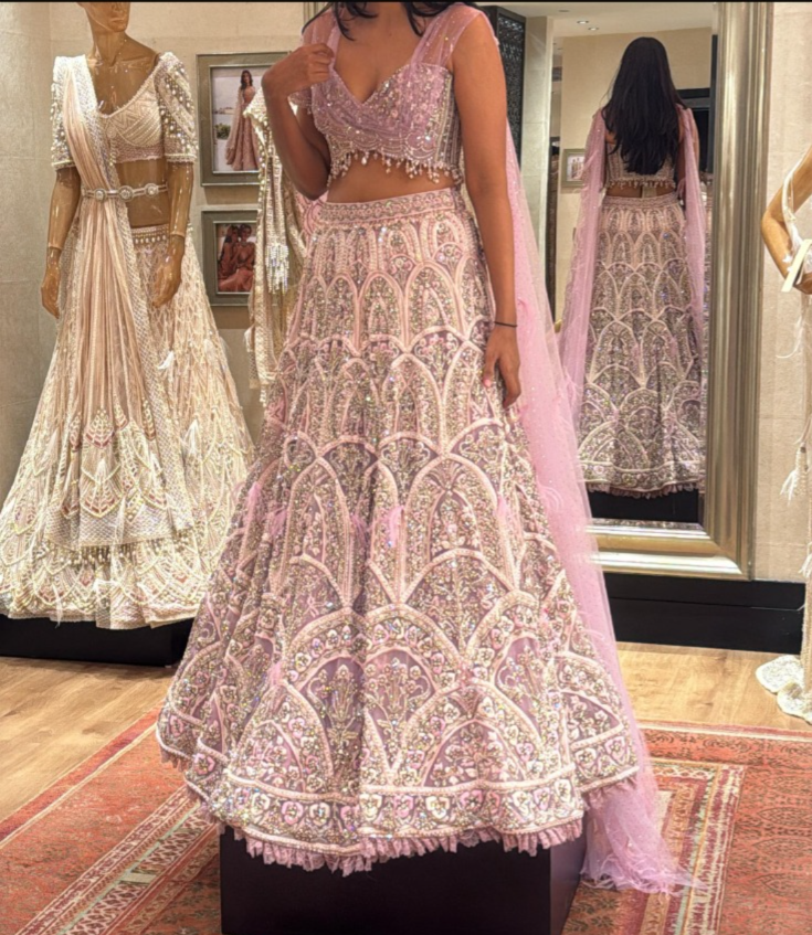 Tarun Tahiliani Crystal Lehenga Set