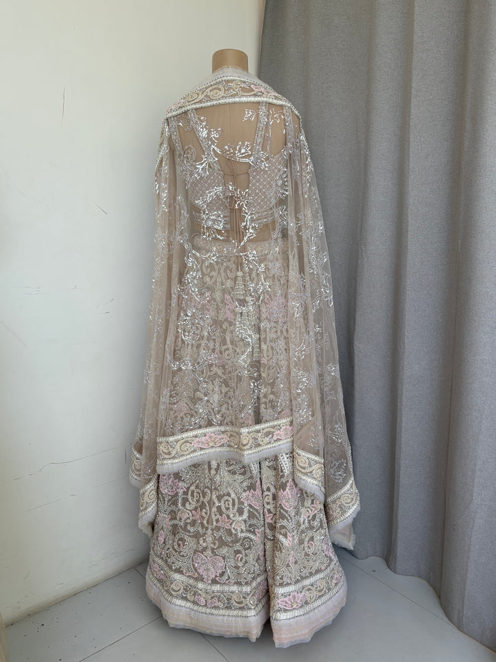 Abu Jani Sandeep Khosla Embroidered Lehenga Set