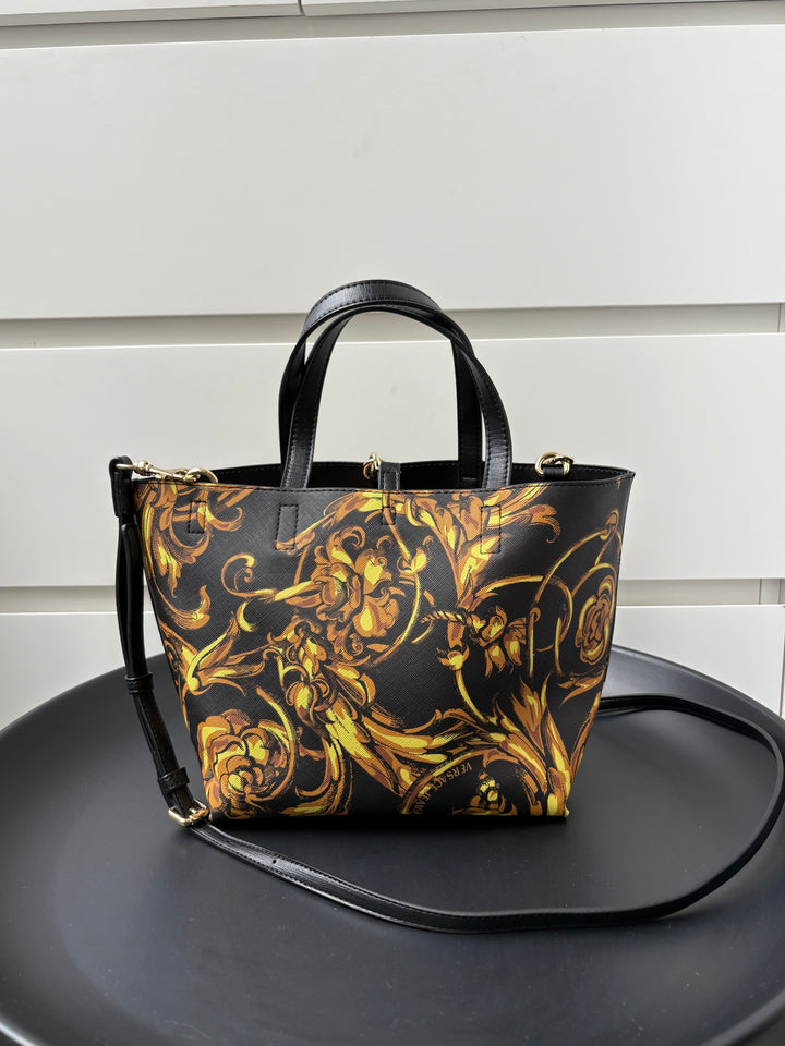 Versace Jeans Couture Baroque Print Tote Bag