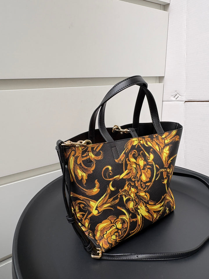 Versace Jeans Couture Baroque Print Tote Bag