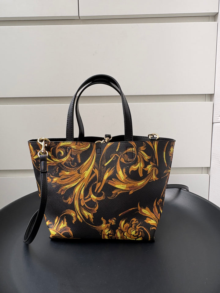 Versace Jeans Couture Baroque Print Tote Bag